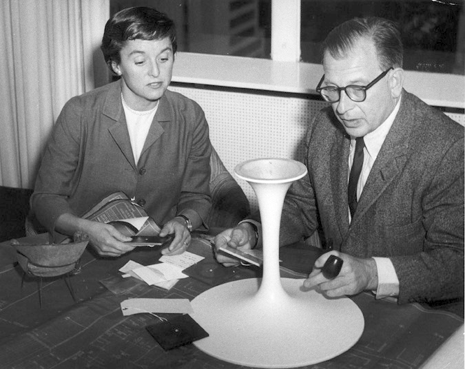 Florence Knoll and Eero Saarinen