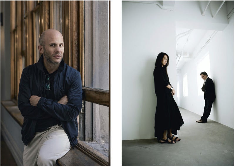 Architects Rafael de Cárdenas (left) and Lyndon Neri and Rossana Hu from Neri&Hu (right); Guillaume Gaudet (left), Neri&Hu (right)