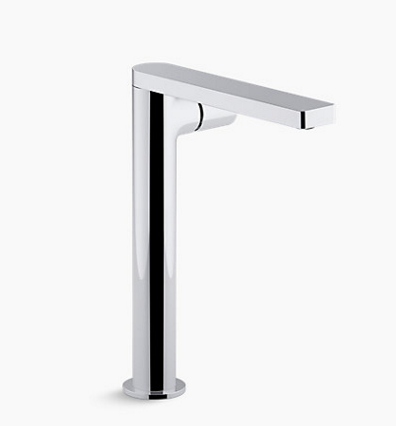 Kohler's Composed, tower single-handle bathroom sink faucet