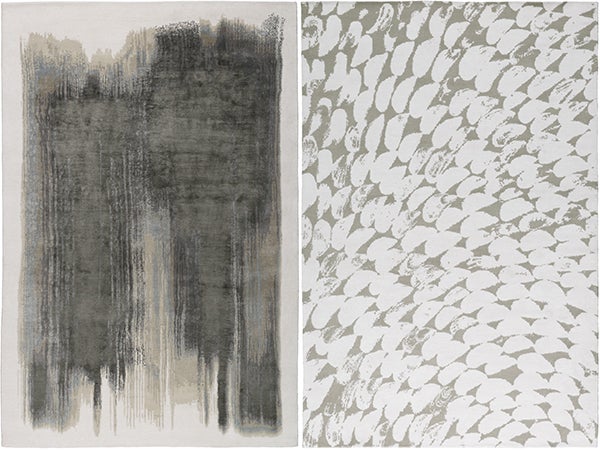 Abstract designs take centerstage in exhibit at The Rug Company