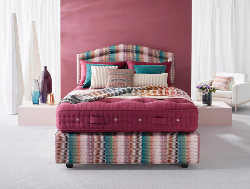 Vispring's Missoni bed