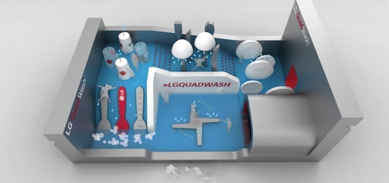 LG QuadWash water park