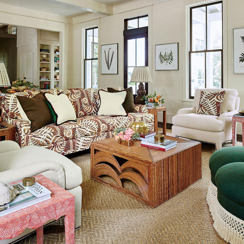 Living Room, courtesy Laurey W. Glenn; Styling: Buffy Hargett Mille