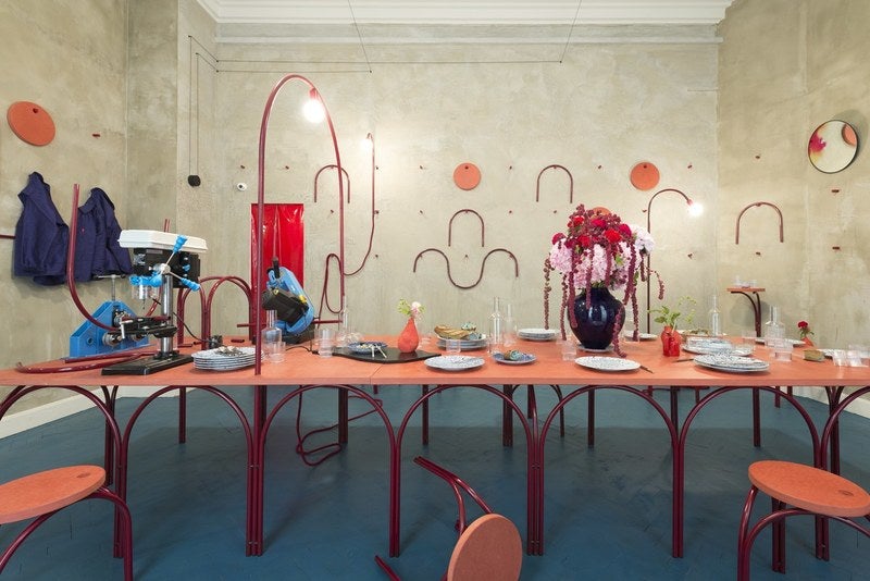 Dining room by Martial Marquet; courtesy Lothaire Hucki