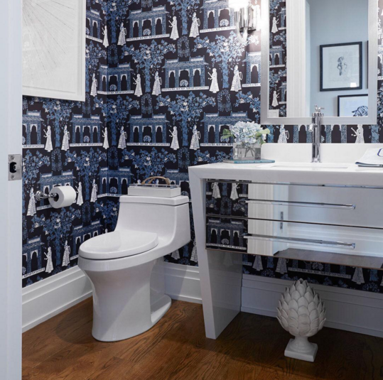 Bathroom by Ken Gemes Interiors at the Hampton Designer Showhouse