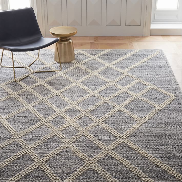 West Elm's Argyle Sweater Rug, a Fair Trade Certified™ product
