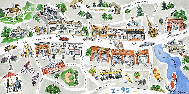 Map of the Greenwich Design District