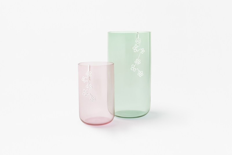 Glass containers from the Nendo "Constellation" collection for Christofle