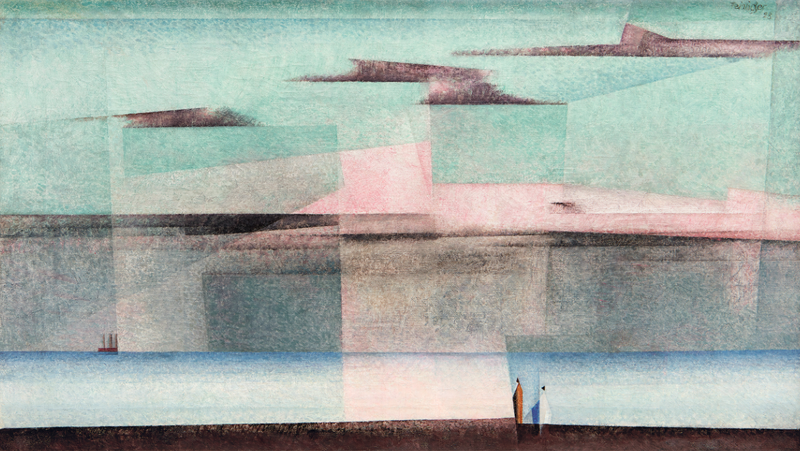 Yonel Feininger's "Pink Cloud II," at Shepherd W&K Galleries