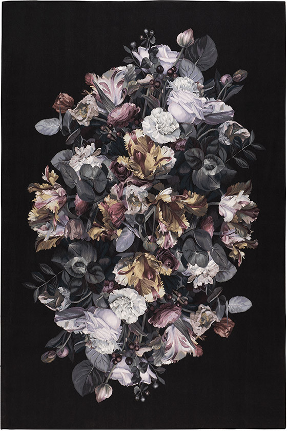 Chiaroscuro rug by Alexander McQueen