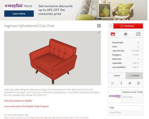 Wayfair 3D Models