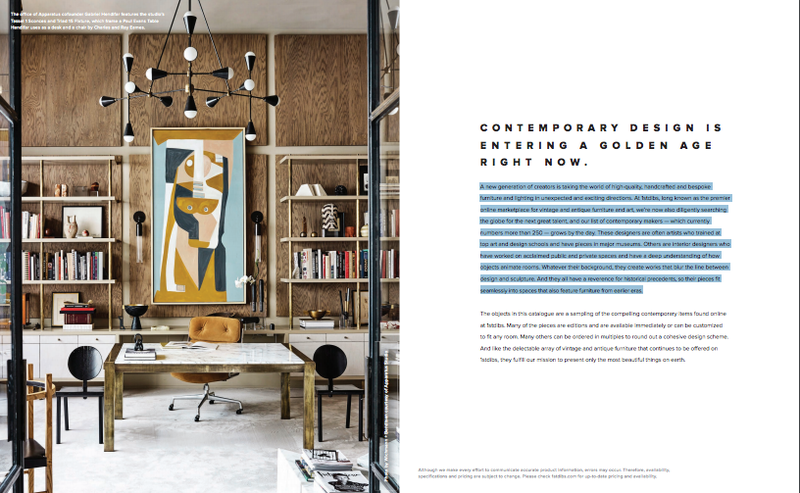 1stdibs launches first-ever catalog, expanding Contemporary section