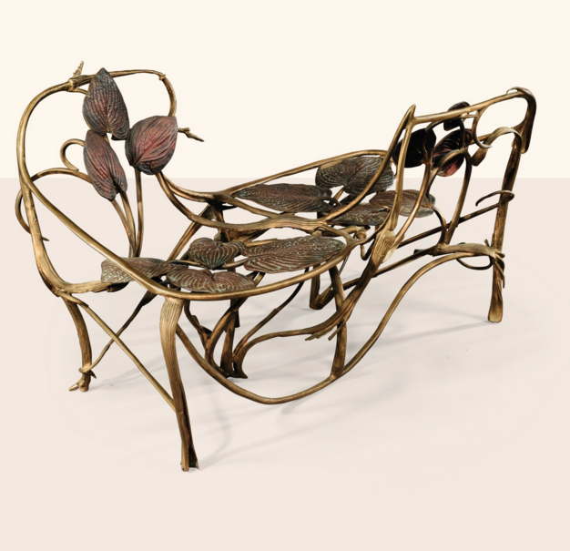 Claude Lalanne's Love Seat Bench
