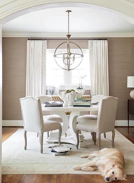 Design by Providence Interiors, featuring Tritter Feefer's CiCi Dining Table. Tritter Feefer will open its doors at the Interior Home + Design Center at Dallas Market; courtesy Tritter Feefer