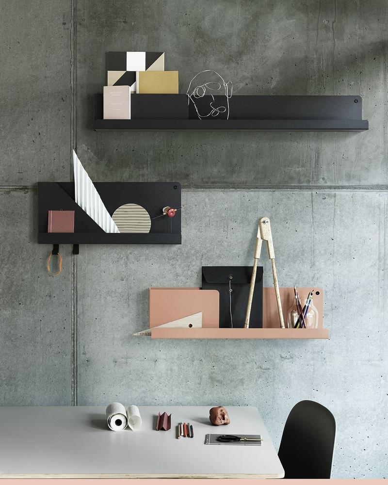 Folded Shelves by designer Johan van Hengel for Muuto; courtesy Muuto