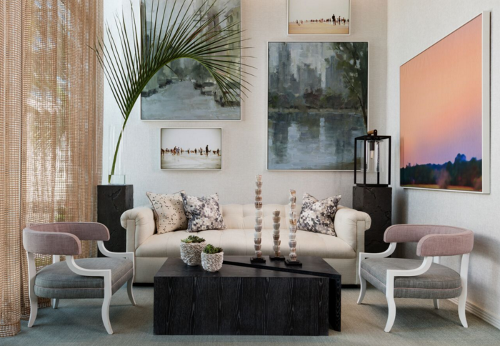 Gallery Sitting Area designed by Thom Filicia
