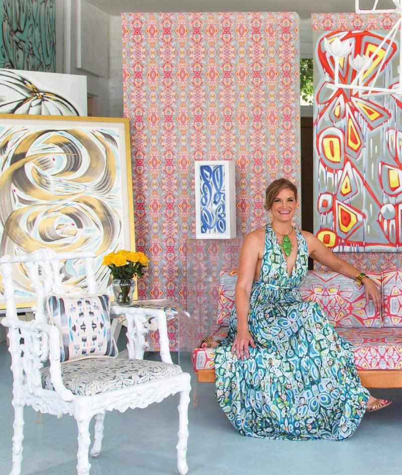How artist Amanda Talley started her wallpaper and fabric business