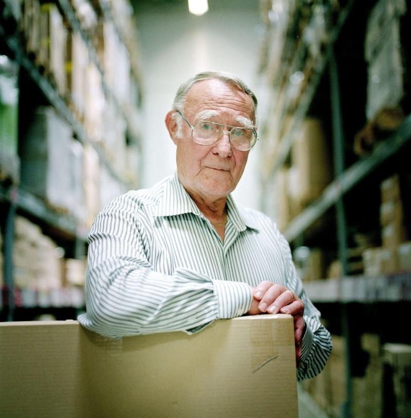 Ingvar Kamprad; courtesy Rex Features