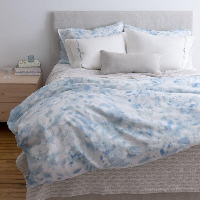 The newly unveiled Ocean Duvet Cover in Blue by Rebecca Atwood; courtesy Rebecca Atwood