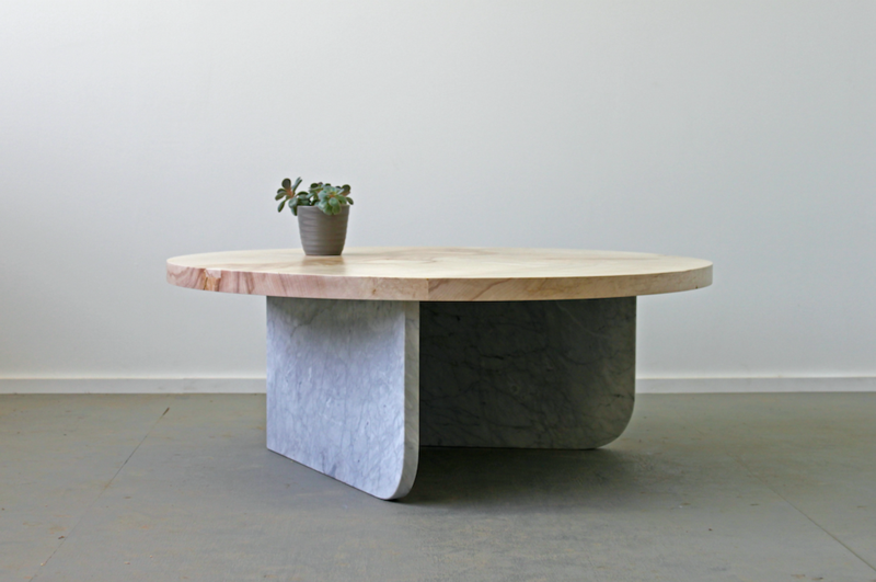 Elijah Leed Design's Durham Ibsen low table at Mill Village