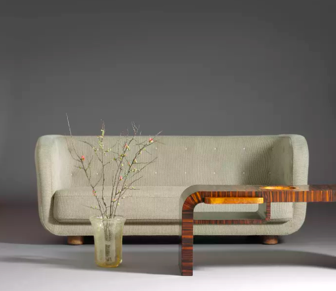 Flemming Lassen sofa; courtesy Bruun Rasmussen Kunstauktioner