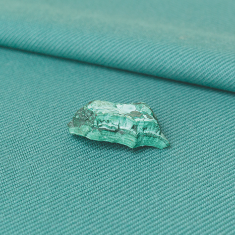 Malachite medium, one of 19 color ways of the Twill Weave textile