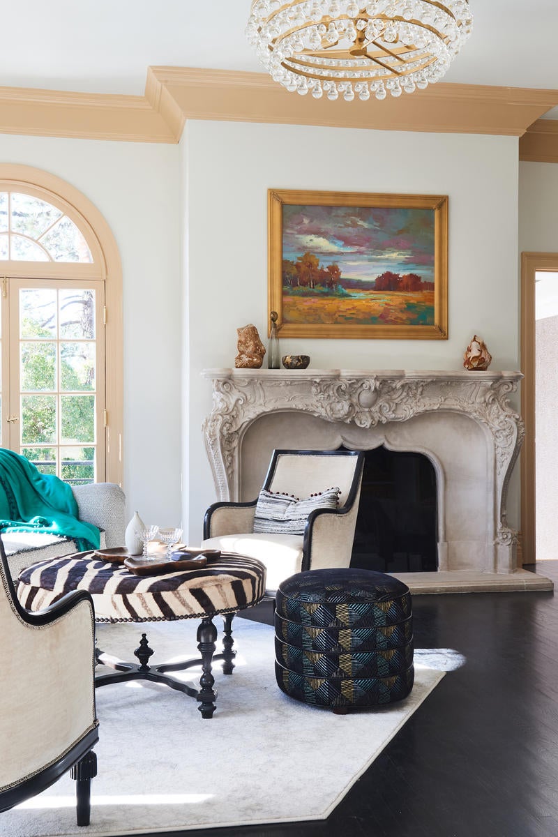 Master suite, designed by Parker West Interiors at the Pasadena Showcase; photo by Peter Christiansen Valli