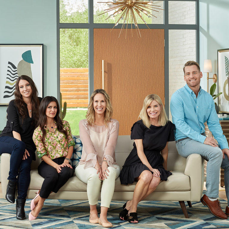The crop of designer ambassadors: (From left: Courtney Allison, Roxy Sowlaty, Lori Dennis, Kristy Wicks, Orlando Soria)