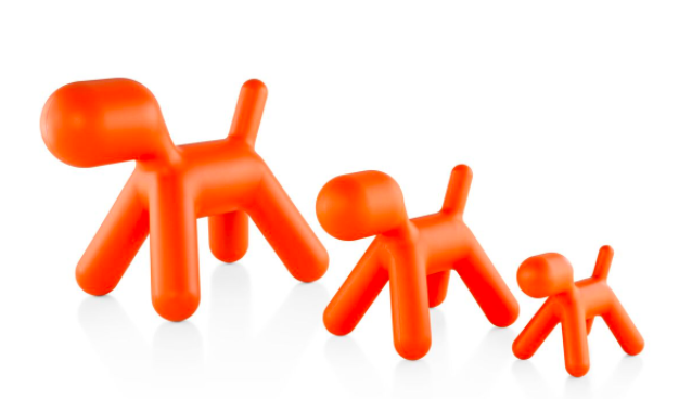 Magis Puppy in Orange, Designed by Eero Aarnio for Magis, Photo courtesy of Herman Miller and Design Pavilion.