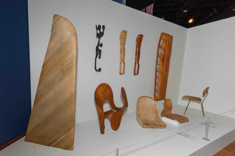 Early examples of Charles and Ray Eames work with splints; photo by Doug Coombe