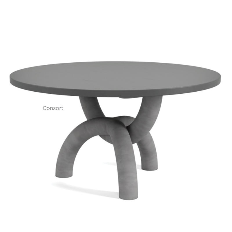 Smith Boyd noticed a minimalism trend out in full force, such as at work in this Consort table; courtesy  