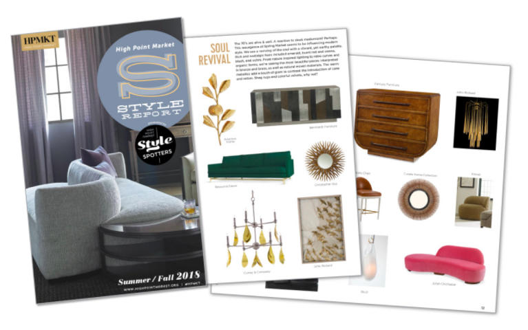 High Point Market's Style Report for Spring 2018 has debuted; courtesy HPMA