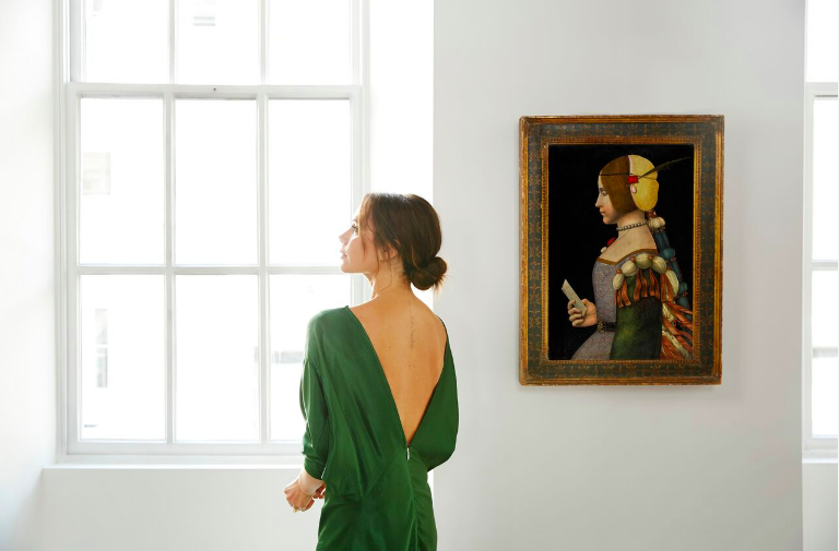 Victoria Beckham; photo by Chris Floyd, courtesy Sotheby's
