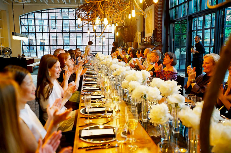 New York Magazine and Delta's fellowship kickoff dinner; photo by Margarita Corporan