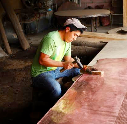 copper worker; courtesy Laura Kirar