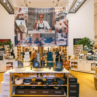 Stanley Tucci launches new cookware at Williams-Sonoma, and it's