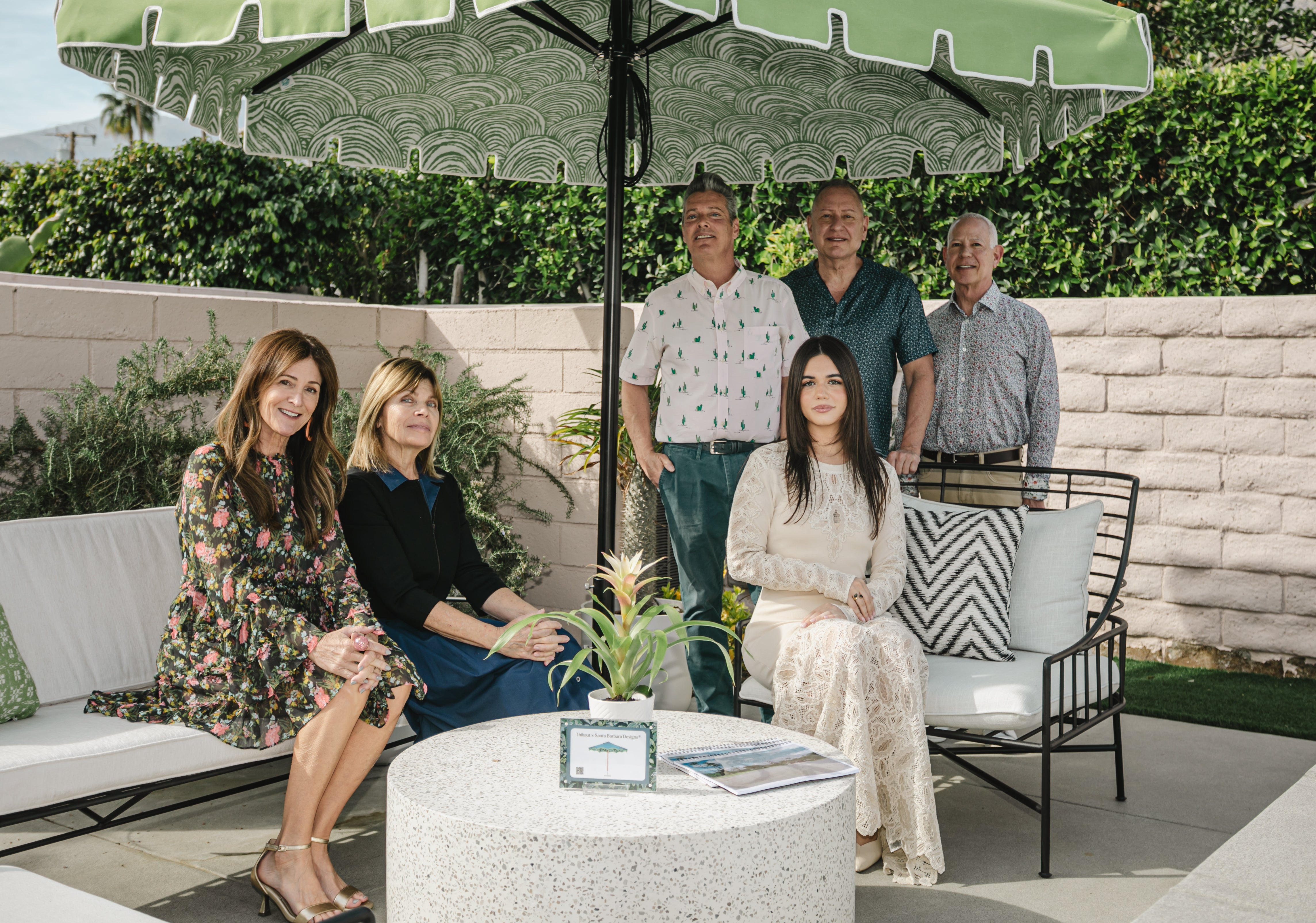 Thibaut and Santa Barbara Designs debut umbrella collaboration at Modernism Week