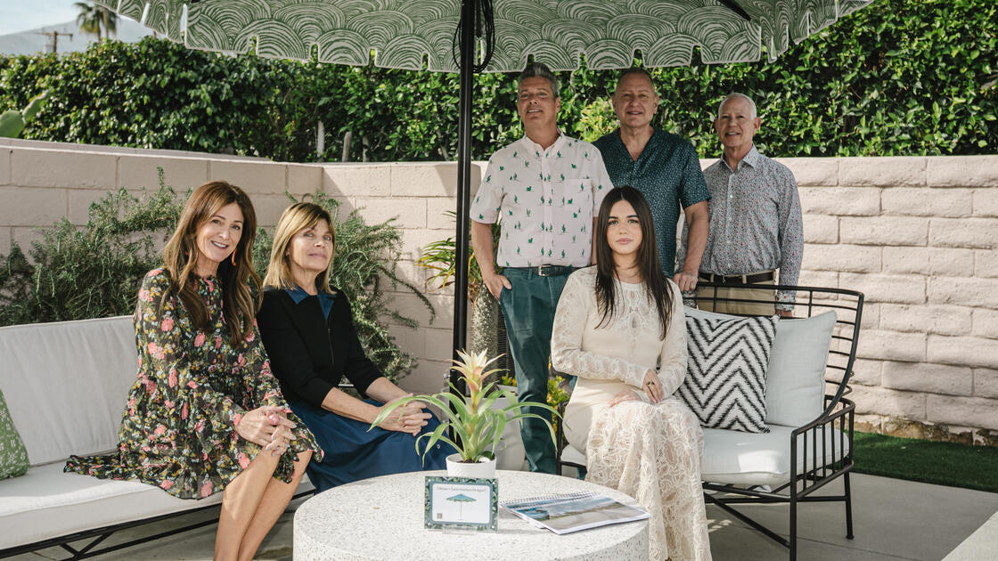 Thibaut and Santa Barbara Designs debut umbrella collaboration at Modernism Week