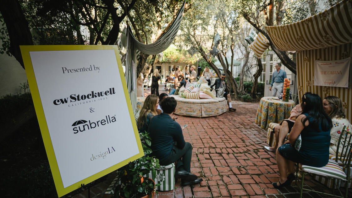 CW Stockwell x Sunbrella celebrate the Joy collection during Design LA