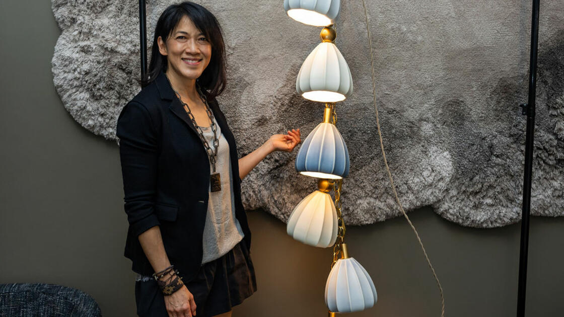 Hwang Bishop celebrates the launch of Bloom