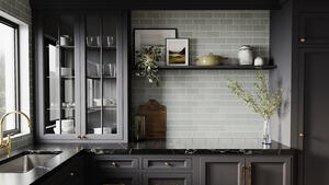 Social essentials photorealistic rendering kitchen backsplash walls puget sound 3x6 half offset
