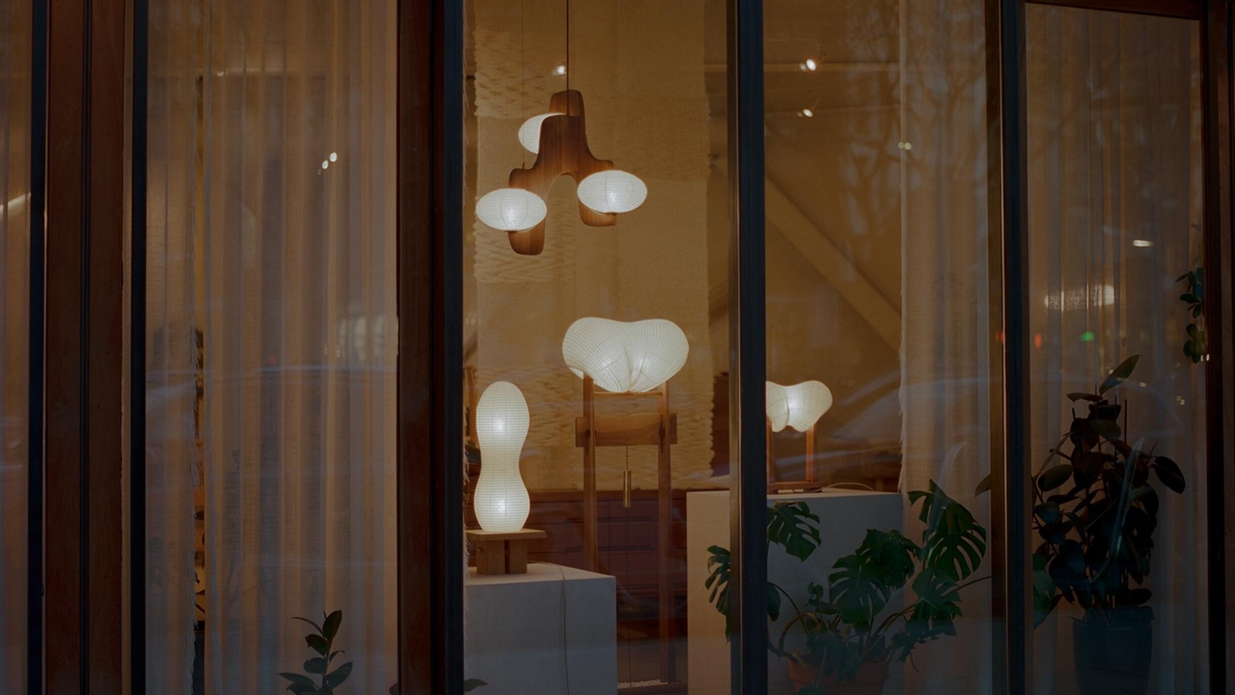 These Brooklyn designers' meditative lights pay homage to their