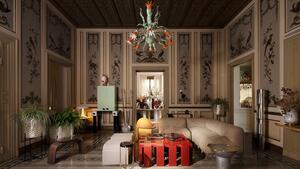 The foyer by simone haag l'appartamento by artemest photo credits tomaso lisca and luca argenton