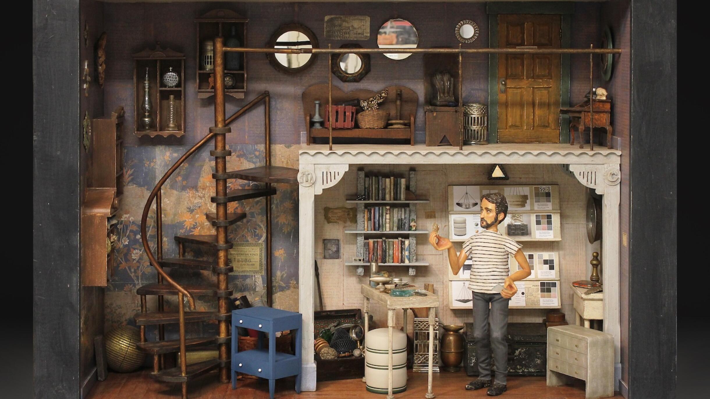 This High Point–famous artist makes motion-activated miniatures