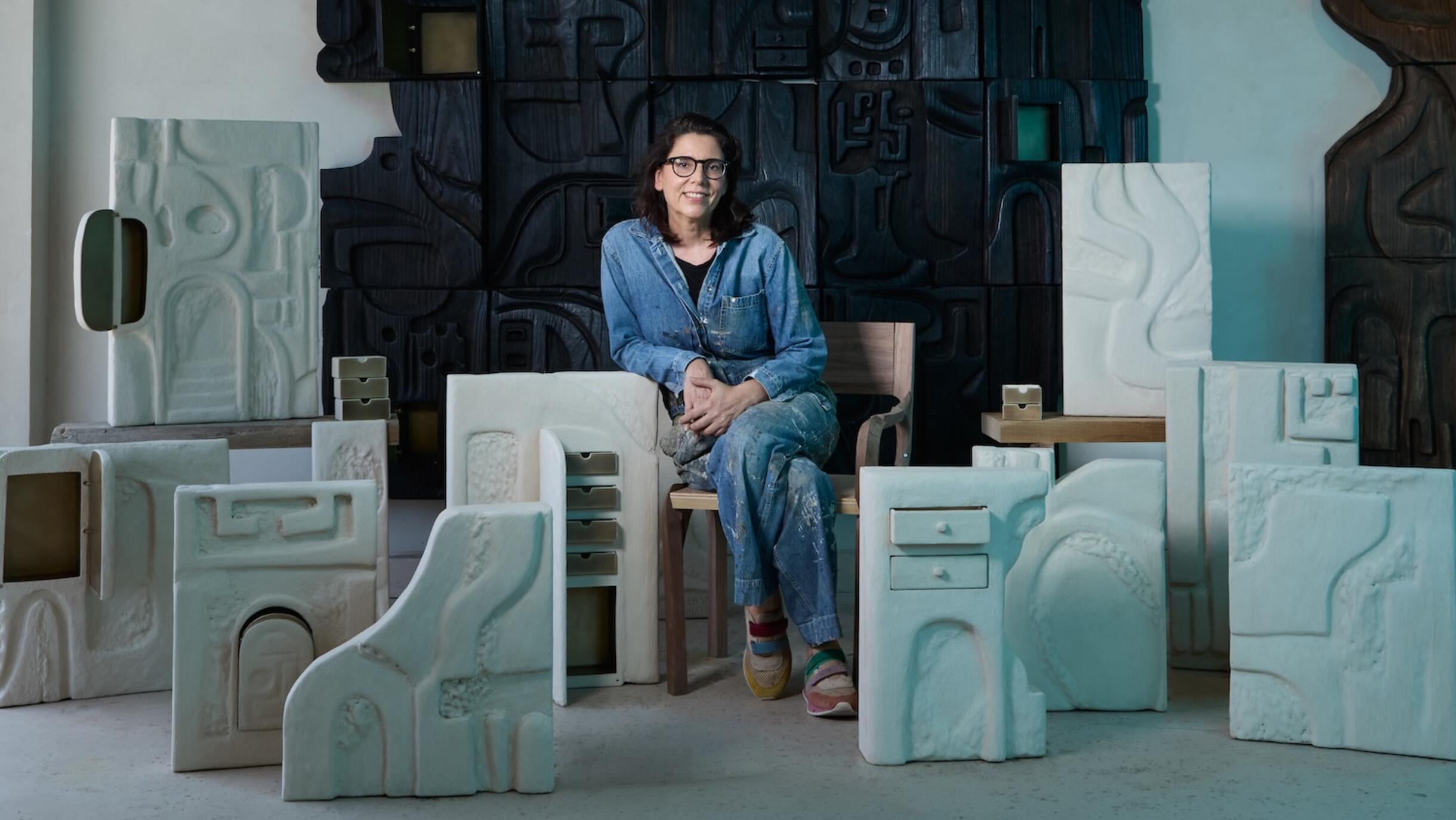 This LA sculptor crafts custom architectural elements for top designers