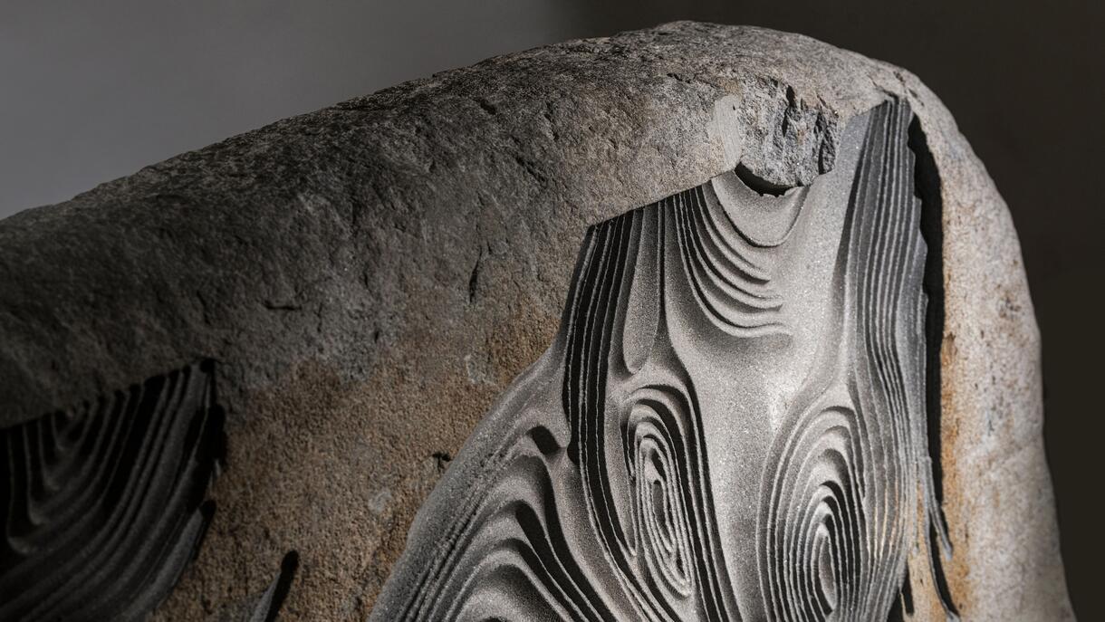 This hand-finished stone collection aims to be a blank canvas for designers