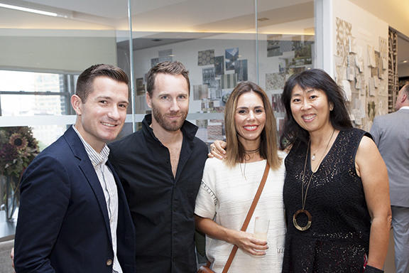 Designers Nick Olsen, Josh Greene and Katrina Hernandez with Miry Park