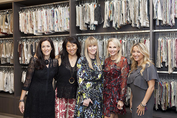 Catherine Croner, design director, Cowtan & Tout; Miry Park, vice president of marketing, Cowtan & Tout; Amy Astley, editor in chief, Architectural Digest; Key Hall, chief executive officer, Cowtan & Tout