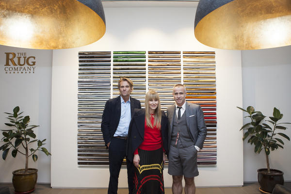 Christopher Sharp, Amy Astley and Thom Browne