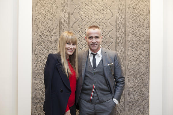 Thom Browne and Amy Astley